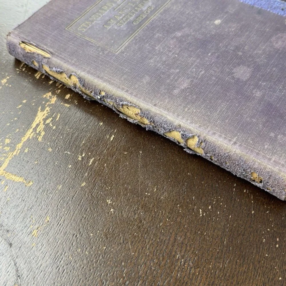 Standard Dictation Amanuensis Secretarial Gregg 1929 Hard Cover Text Book Course - Picture 2 of 12